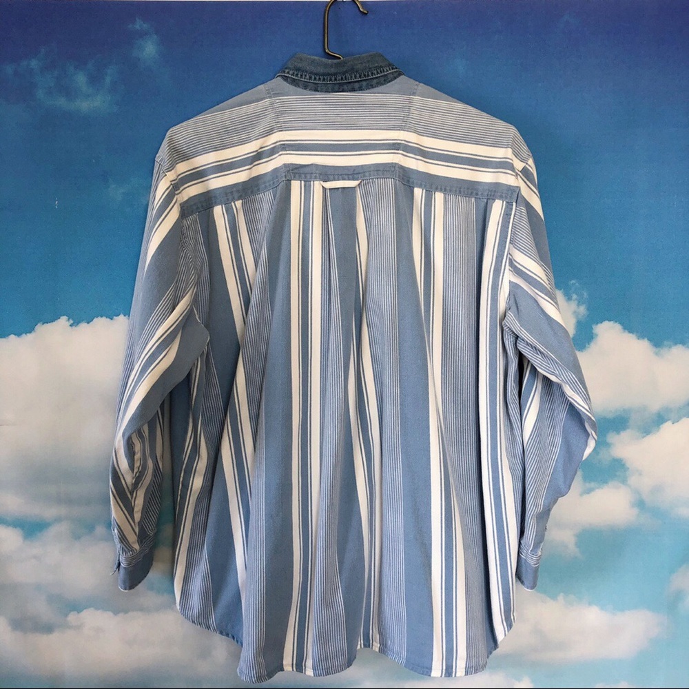 *sold* Striped button down - Picture 4 of 4